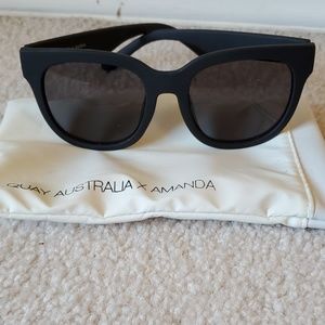 Matte Black Quay sunglasses
